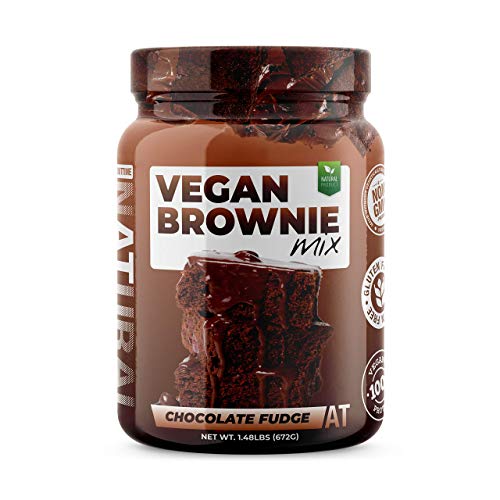 About Time Vegan Protein Brownie Mix 1.5lb - Gluten Free, Dairy Free, Soy Free, 7 Grams of Protein, 5 Grams of Fiber, Healthy Snack About Time Vegan Protein Brownie Mix 1.5lb - Gluten Free, Dairy Free, Soy Free, 7 Grams of Protein, 5 Grams of Fiber, Healthy Snack