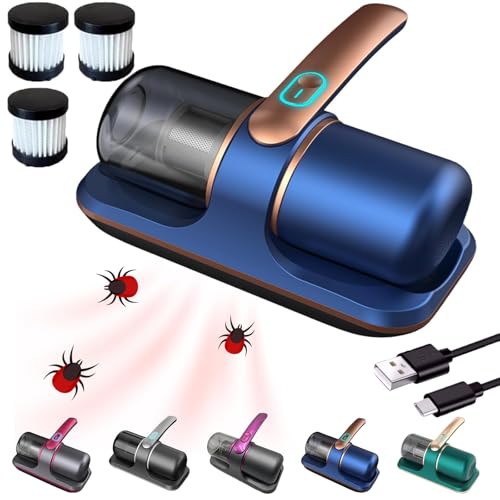 Sleepvac UV Handheld Vacuum by Isterilize, Isterilize Handheld Vacuum, Powerful Mattress Vacuum Cleaner with UV (Blue)