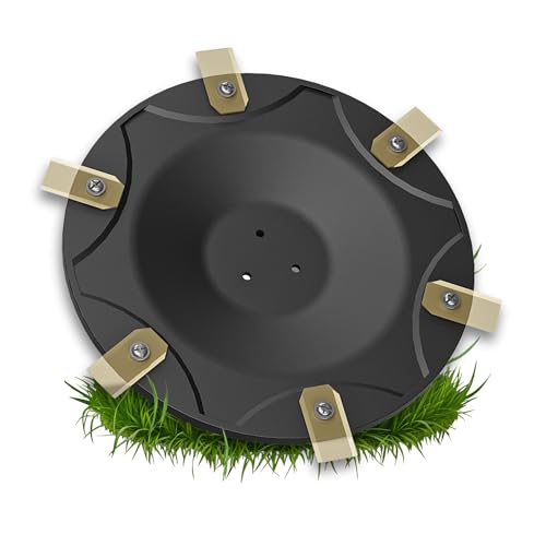 3DHerb 6er Messerscheibe kompatibel mit ECOVACS Goat O500, O800, O1200, G1-800, G1-2000, G1 - Premium Mähteller aus glasfaserverstärktem Kunststoff für 6 Klingen (Messerscheibe ohne Klingen)