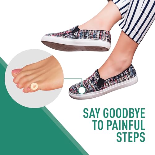 image for Comfwalk Callus Cushions Pads, 60-Count, Prevents Calluses, Corns, bli