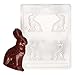 Cybrtrayd Life of the Party E065 Small Sitting Bunny Easter Chocolate Candy Mold in Sealed Protective Poly Bag Imprinted with Copyrighted Cybrtrayd Molding Instructions