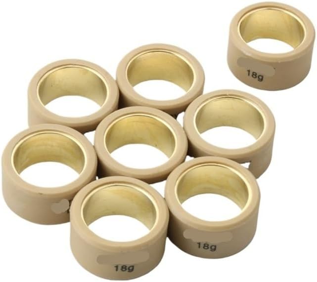 8pc Variator Racing Roller Weights 30x16mm 18g compatible with MXU UXV MXU500 UXV500 MXU700 UXV700 22121-LDB5-305 ATV Engine Parts