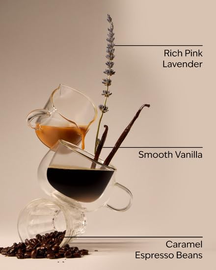 Image of Bath & Body Works Pink Lavender & Espresso 3-Wick Candle | Long-Lasting Home Fragrance | Soy Wax Blend | Bedroom & Living Room Decor | Jar Candles for Gifting|Burn Time - Upto 45 Hours| 411 g / 14.5 oz