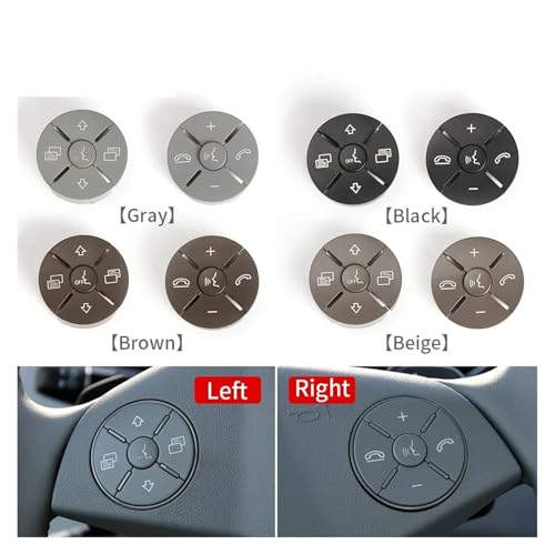 Commande de navigation de volant Benz W164 boutons multifonctions commande de musique - 4