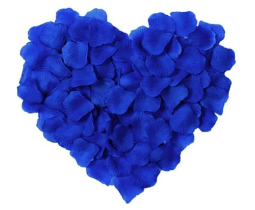 SamHeng 1000pcs pétales de Rose en Soie pétales de Fleurs en Tissu Artificiel pour fête de Mariage Saint Valentin Anniversaire décorations de Table...