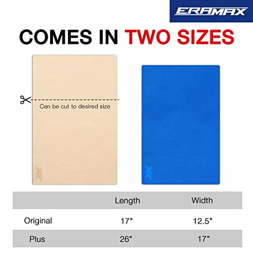 Eramax Premium Ultradry Shammy 4 Pack (2 Large And 2 Small Chamois Cloth For Car) Super Absorbent Shammy Towel For Car Wash And Drying. Professional Car Drying Towel And Work Prefect As A Boat Towel #TOP3