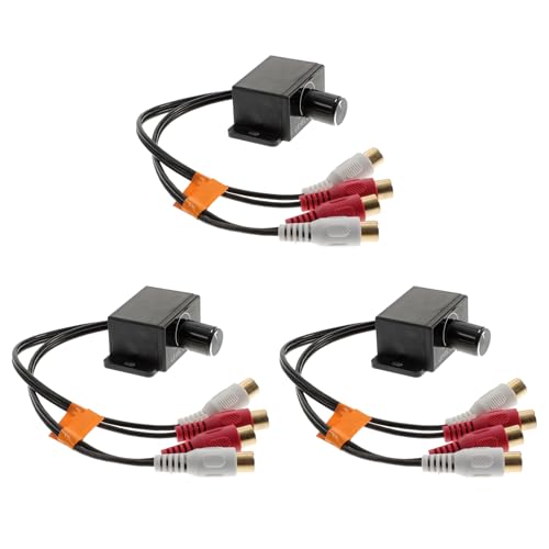 Contrôleur de volume RCA pour voiture avec bouton de basses ergonomique au design compact