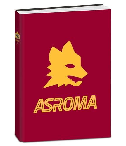 Seven Diario Scuola Roma Standard 12 Mesi, Giallo Rosso, Copertina Rossa, Prodotto Ufficiale, Accessori Zaino, Ragazzo