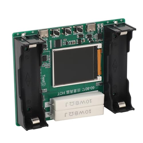 Probador de Resistencia Interna de la Batería, Módulo de Detector de Nivel de Corriente de Voltaje de Capacidad de Capacidad Digital, Método de Bricolaje Múltiple Portátil de Alta Precisión,