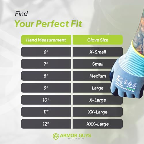Armor Guys 00-840 Cut Resistant Work Gloves, ANSI A4, Large, 72 Pairs by Armor Guys - Image 7