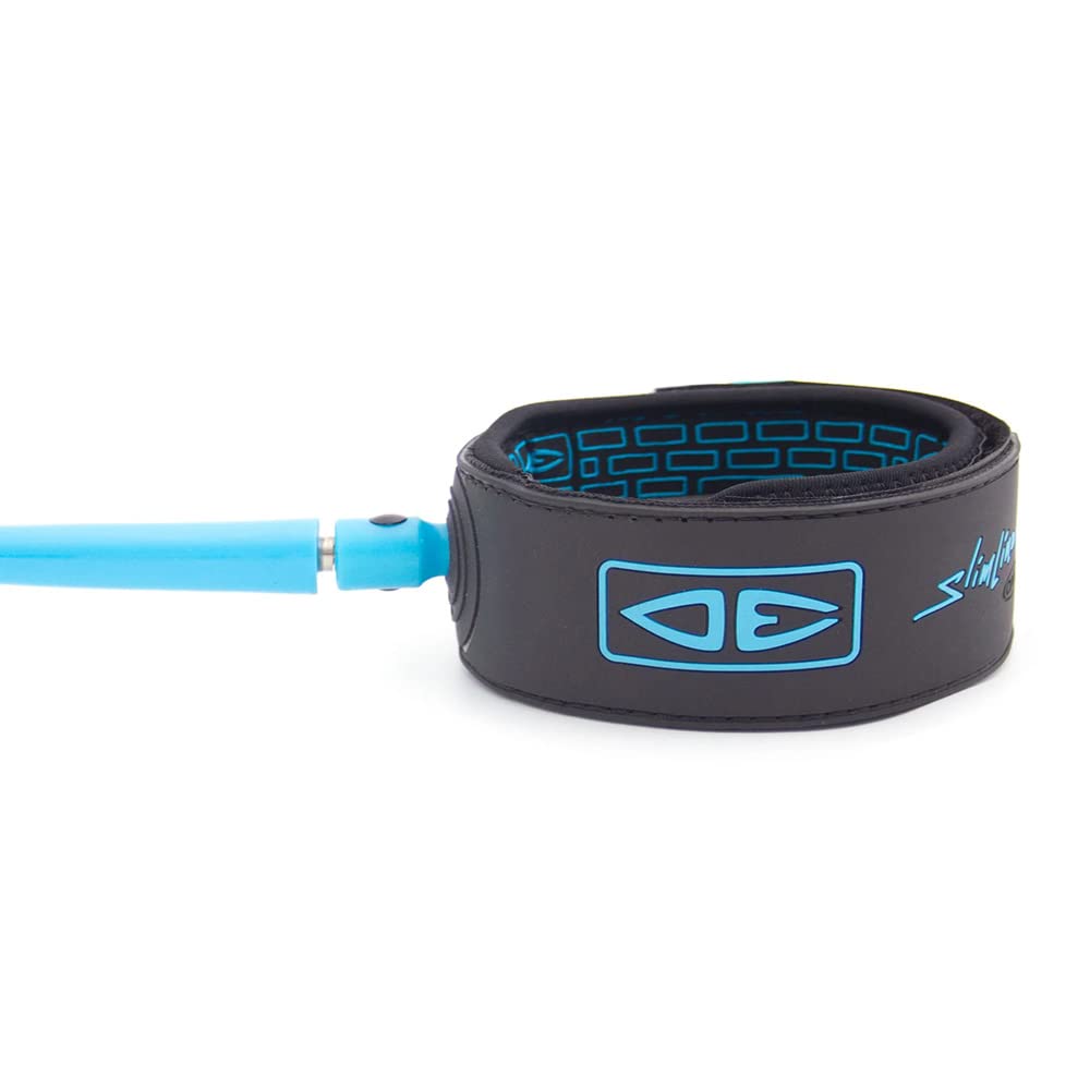 Ocean and Earth Slim Line One-xt Light Weight Comp Surf Leash 6 ft Blue