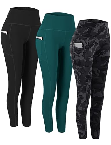 Fengbay 2 Pack High Waist Yoga Pants with Pockets