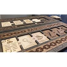Personalized Social Deduction Board Game Accessory, Hand Crafted Wooden Upgrade with Custom Engraving, Expandable 510 Players, Compatible with The Official Secret Hitler Board Game