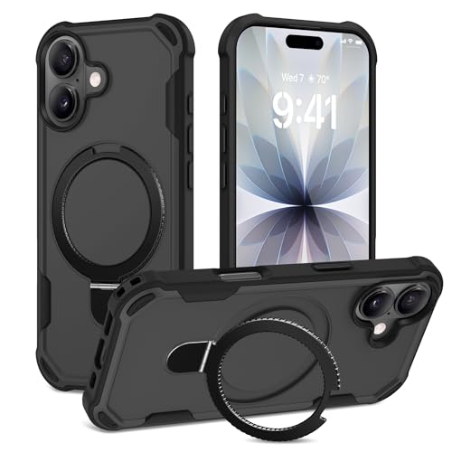 Coque iPhone 17 antichoc à protection militaire et anneau magnétique