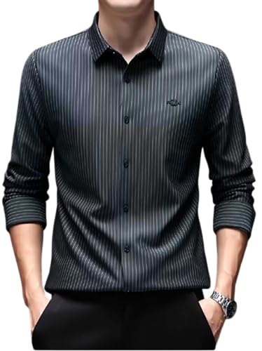 Image of Lymio Men Shirt || Striped Shirt for Man || Full Sleeve|| Premimum Casual Style (Royal)