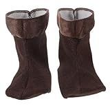 ORFOFE Warmer Fleece Innenschuh für Gummistiefel Weiche Kuschelige Isolierende Einlagen für Damen...