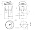 donjon Interruptor de Palanca 12V, 3Pin SPST ON/Off con alambres previamente Soldados,...