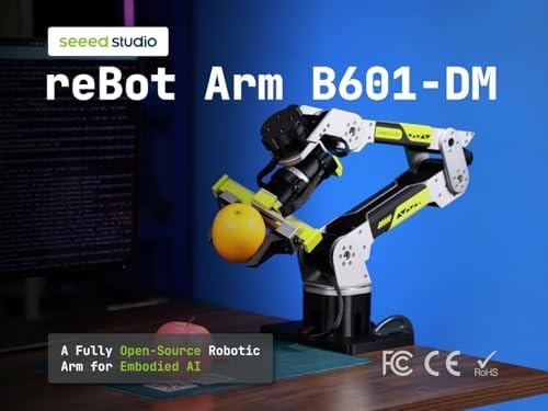reBot B601-DM Assembled Robotic Arm Kit with Gripper, 6+1 DoF Open-Source Robot Arm, Python SDK and ROS1/ROS2 Compatible for AI Robotics, STEM Education, Research and Development — 사진 2