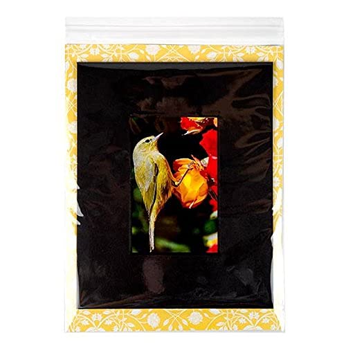 Crystal Clear Bags with Flap | Sheet Protector for Sewing Patterns and Sheet Music | Protects and Store Stationery, Art, and Photography | 8 15/16