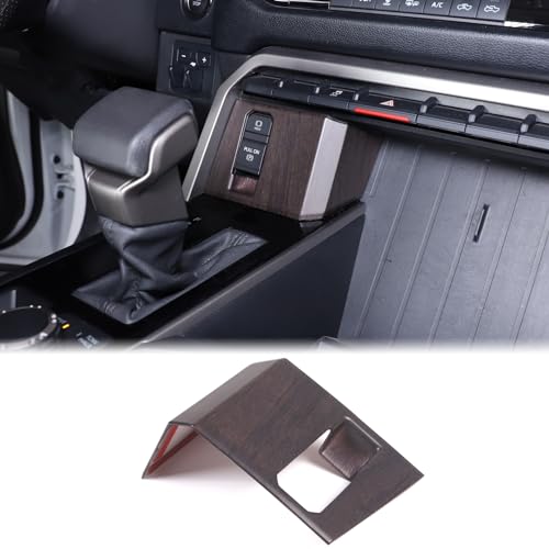 Car Central Electronic Handbrake Button Frame Cover Compatible with Toyota Tundra/Sequoia 2022-2023 Center Console Electronic Handbrake Button Protect Frame Decor Cover Trim ABS Interior Accessories