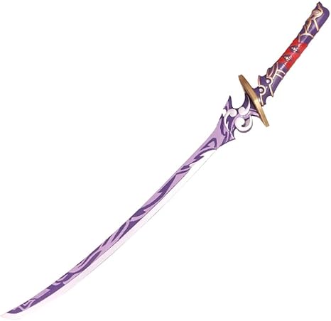 Amazon Co Jp Coo Ray 原神 雷電将軍 無想の一太刀 コスプレ道具 Cosplay コスプレ武器 刀 剣 仮装 変装用 小道具 小物 イベント ホビー