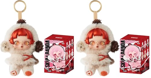 SKULLPANDA Winter Symphony juguete artístico de peluche para regalar en ocasiones especiales