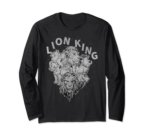 T-shirt Roi Lion manches longues Disney pour éviter les vêtements ternes sans style original