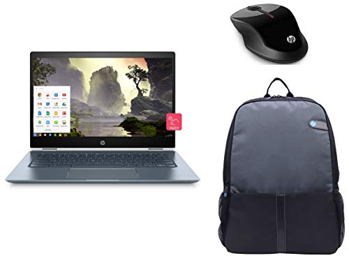HP Chromebook x360 8th Gen Intel Core i5 Processor 14-Inch Thin and Light FHD (8GB/64GB eMMC SSD/Chrome OS/Backlit/Touch/Ceramic White/1.6kg), 14-da0004TU