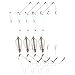 4Pcs Fishing Bait Cage Copper Spring Basket Lure Feeder with Hooks Fishing Accessories, Fishing Feeder Bait Cage, Carp Fish Rigs