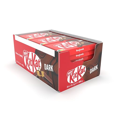 Kit Kat NESTLÉ Barritas de chocolate negro, pack 24x41.5g