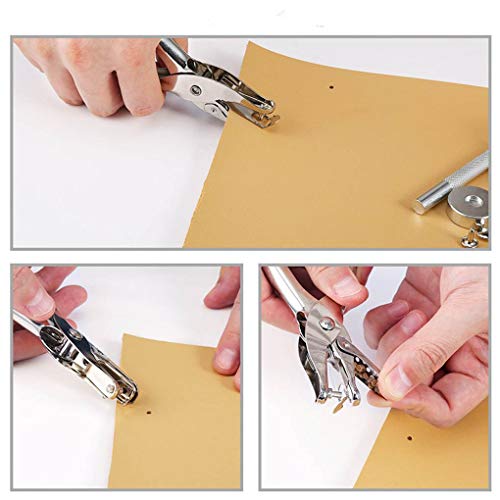 ferramenta de fixação de rebite 360pcs Leather Cap Duplo Rebites rebites Rebite Tubular Metal Studs