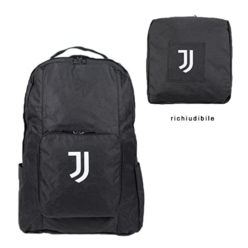 Travel resealable Backpack Official Product JUVENTUS, Black, Resealable Backpack to Keep in Your Suitcase and use if Necessary - Image 2