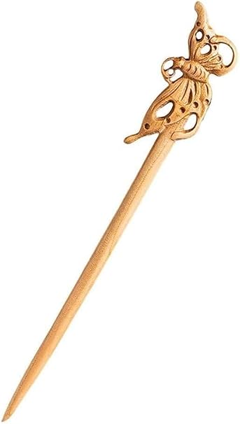 1 Piece Handmade Ancient Chinese Japanese Wooden Hairpins Chopsticks Wooden Vintage Retro Carved Long Fork Pen Scarf Hairpins Hair Clips Hair Accessories