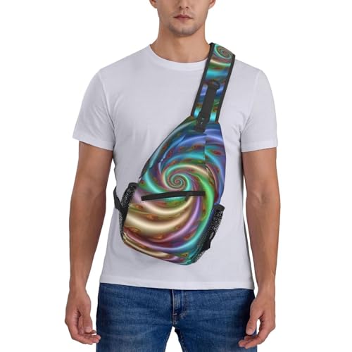 Morrales de día tipo bandolera tie dye para mujer y hombre miniatura 7