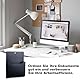 Magnetischer Aktenhalter, 2 Stücke Magnetischer Papierhalter Dokumentenhalter, A4 Papiere Briefhalter, Magnet, Organizer, Magnetisch Zeitungshalter Wand, für Whiteboards, Kühlschrank, Schwarz