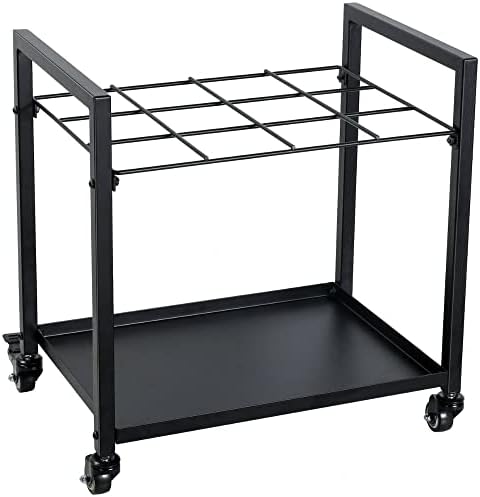 Blueprint Roll File Holder - 12 Slots, Organize Your Blueprints with This Mobile Blueprint Storage Rack - Ideal for Architects, Engineers, and Designers - Blueprint Storage Cart with 4 Wheels