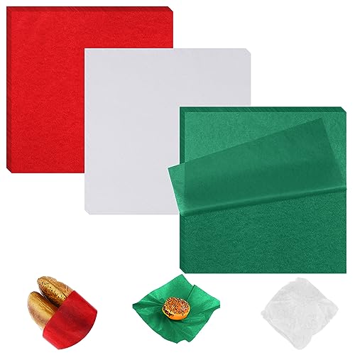 Estune 240 Sheets Deli Paper Sheets Sandwich Paper Christmas Dry Wax Paper Sheets Oil Proof Food Basket Liners Food Wrapping Paper for Xmas Holiday Hamburger Bread