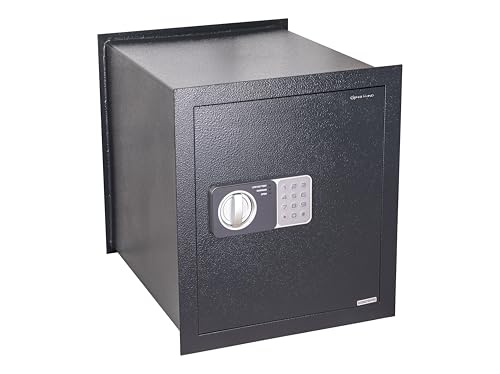Genie Hand | Caja Fuerte Electrónica de Pared a Profundidad Variable con Código de Combinación y Llave con Cerradura B Class y Sistema Anti Rebote Cajas Fuertes para Dinero
