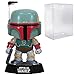 POP Star Wars: The Empire Strikes Back - Boba Fett #08 Funko Pop! Vinyl Figure (Bundled with Compatible Pop Box Protector Case), Multicolored, 3.75 inches