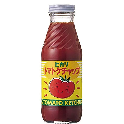 無添加 ヒカリ トマトケチャップ(ビン入り)400g×1本★海外産と国内産の有機トマトと、国内産有機玉ねぎ・にんにくで作った、トマトの風味を堪能できるケチャップです。