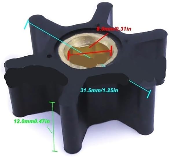 Water Pump Impeller Suitable for 1GM10 J050013 131-0050 1414-0001 21414-0001