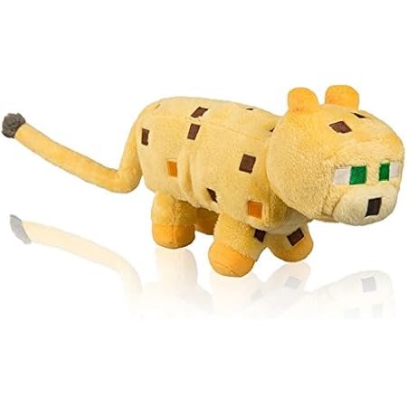 Amazon マインクラフト プラッシュ ぬいぐるみ オセロット やまねこ 14インチ 正規ライセンス商品 並行輸入品 ぬいぐるみ おもちゃ