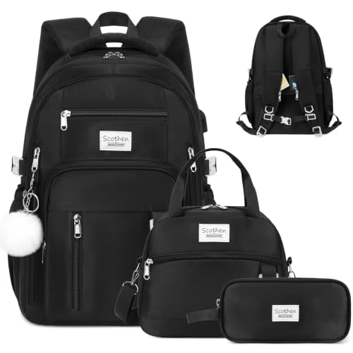 Scothen 3PCS School Backpack Set