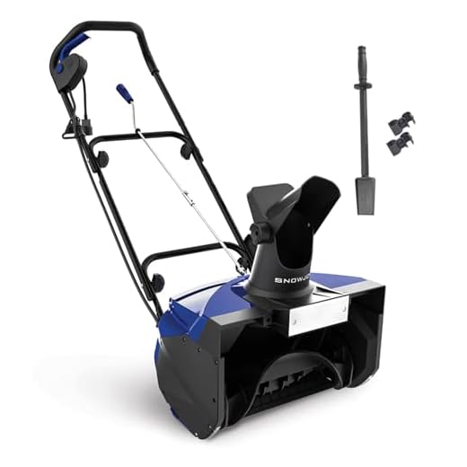 Snow Joe SJ623E 18-Inch 15-Amp Electric Walk-Behind Single Stage Snow Blower w/ Headlight, 18-Inch