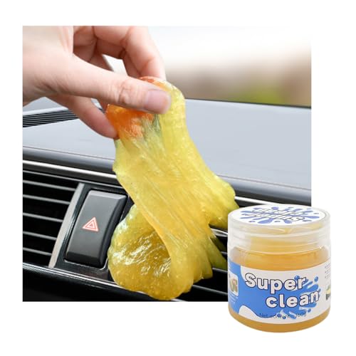Ziciner 2 geles de limpieza de coche, masilla, herramientas de detalles de automóvil, limpiador de interior de automóvil, limpieza de detalles de masilla de coche para interior de ventilación de aire,