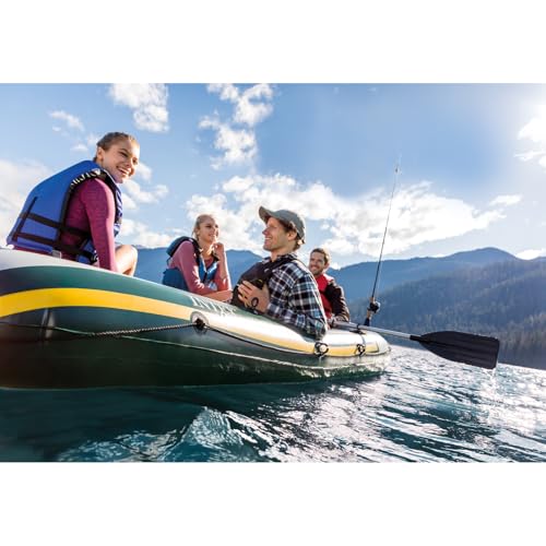 Intex Corp 68351E Seahawk 4 Set Lake Boat by Intex - Used condition - Image 2