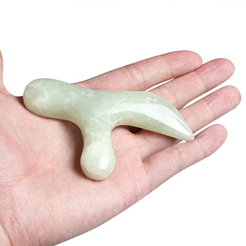 Ewinever EWIN24 Natural Jade Foot Massager Acupuncture Point Massage Foot Care Therapeutic Relief Tool thumb #4