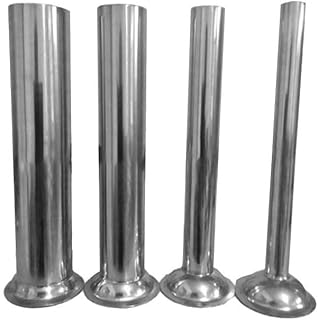 4Pcs #8 Sausage Stuffing Tubes, Stainless Steel, 4 Sizes Meat Grinder Sausage Stuffer Funnels