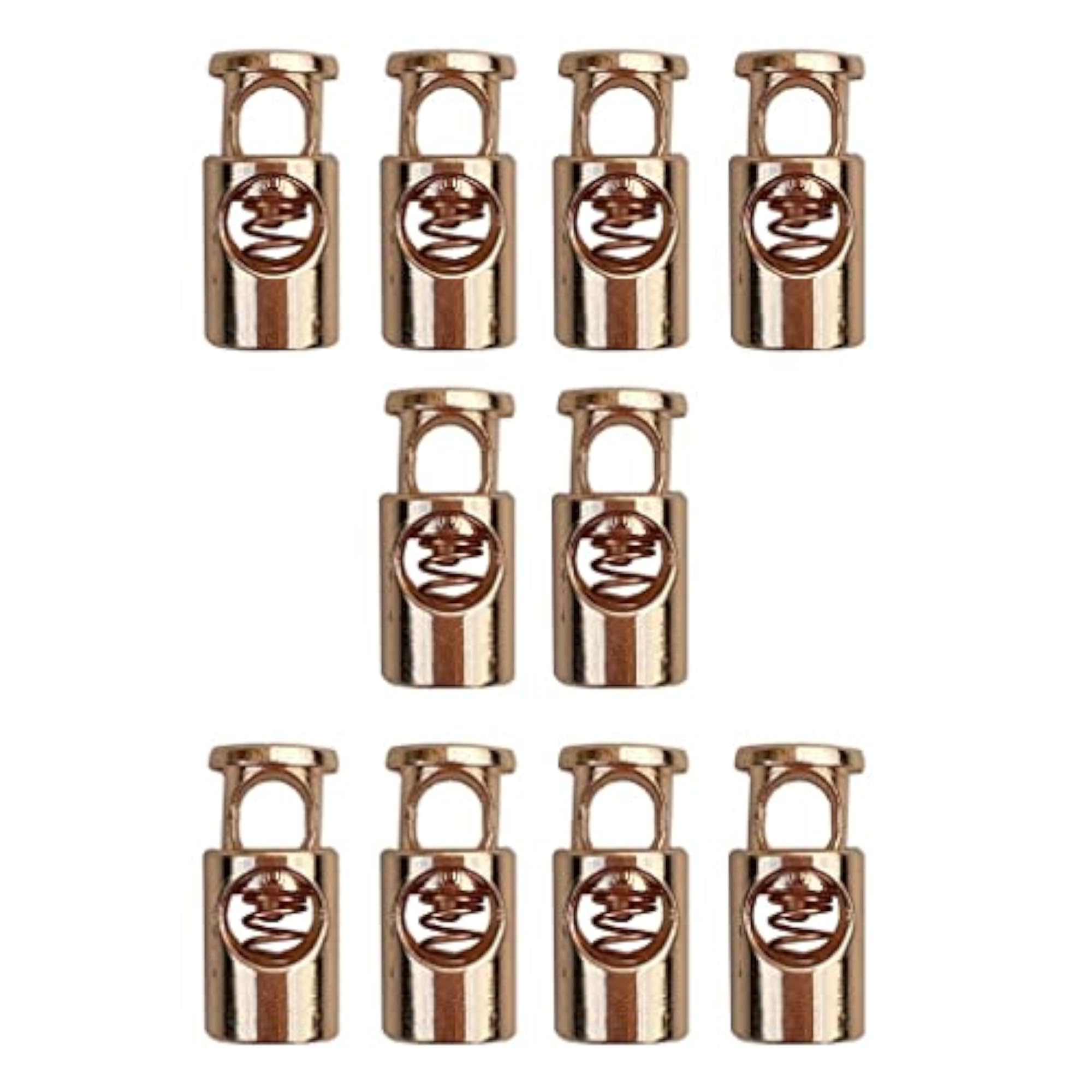 4x10pcs Zinc Alloy Barrel Shock End Lock Cord Toggle Stoppers