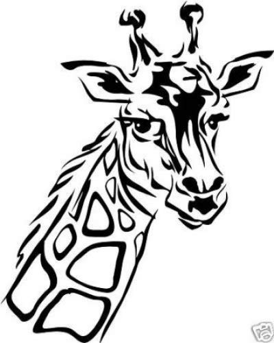 Lightningsigns Giraffe Sticker Graphic Decal, Car, Window, Truck.